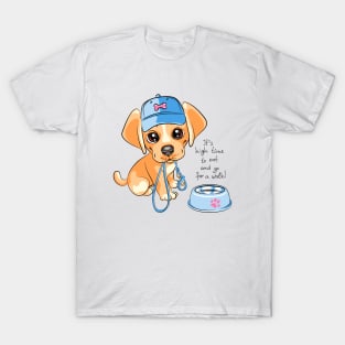 Cute little pale puppy Labrador Retriever T-Shirt